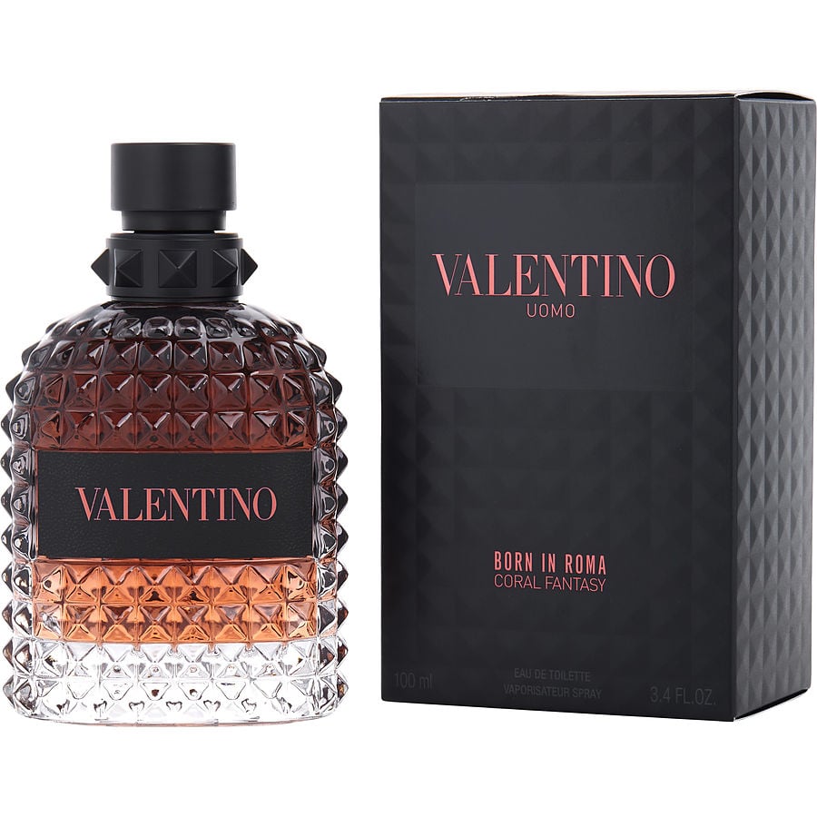 Valentino Uomo Born in Roma Coral Fantasy EDT 3.4 oz For Men by